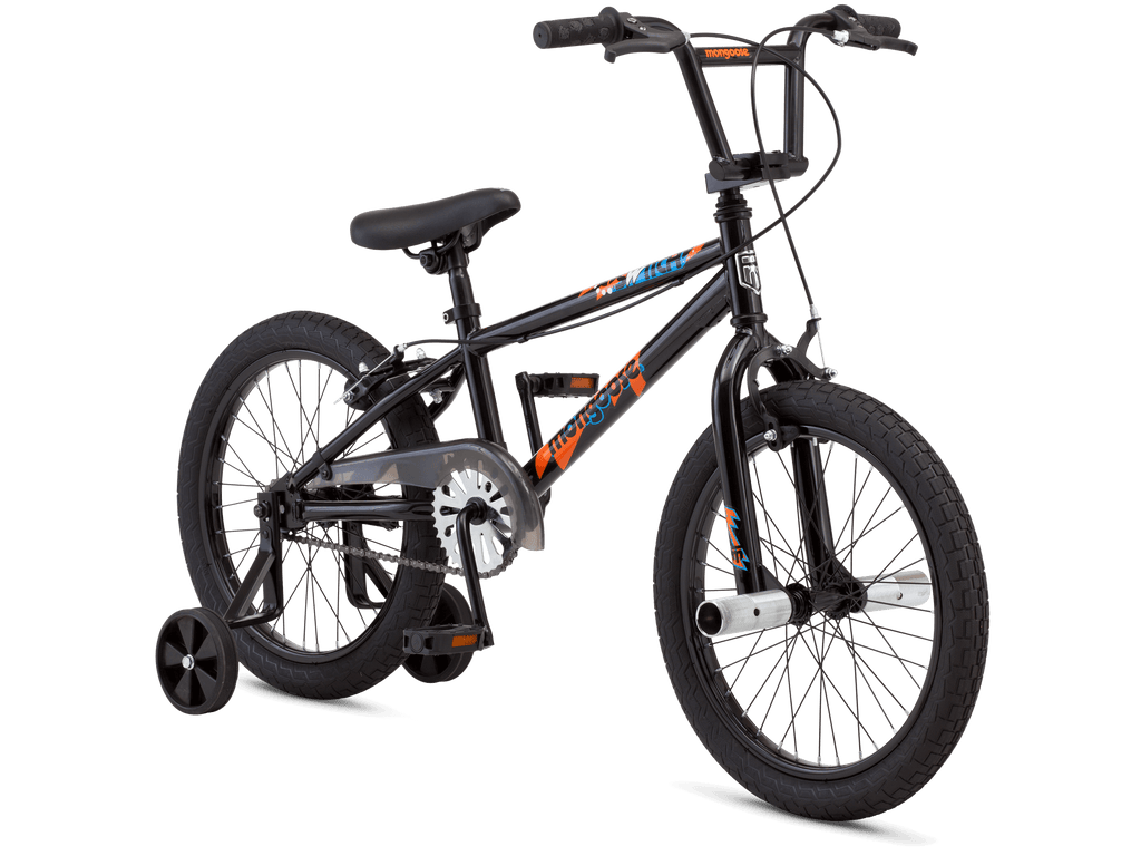 Mongoose Switch 18-inch Kids Bike with Training Wheels